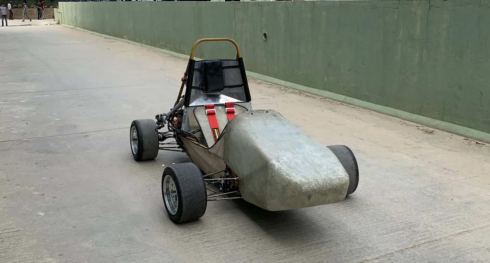 Front view during campus testing