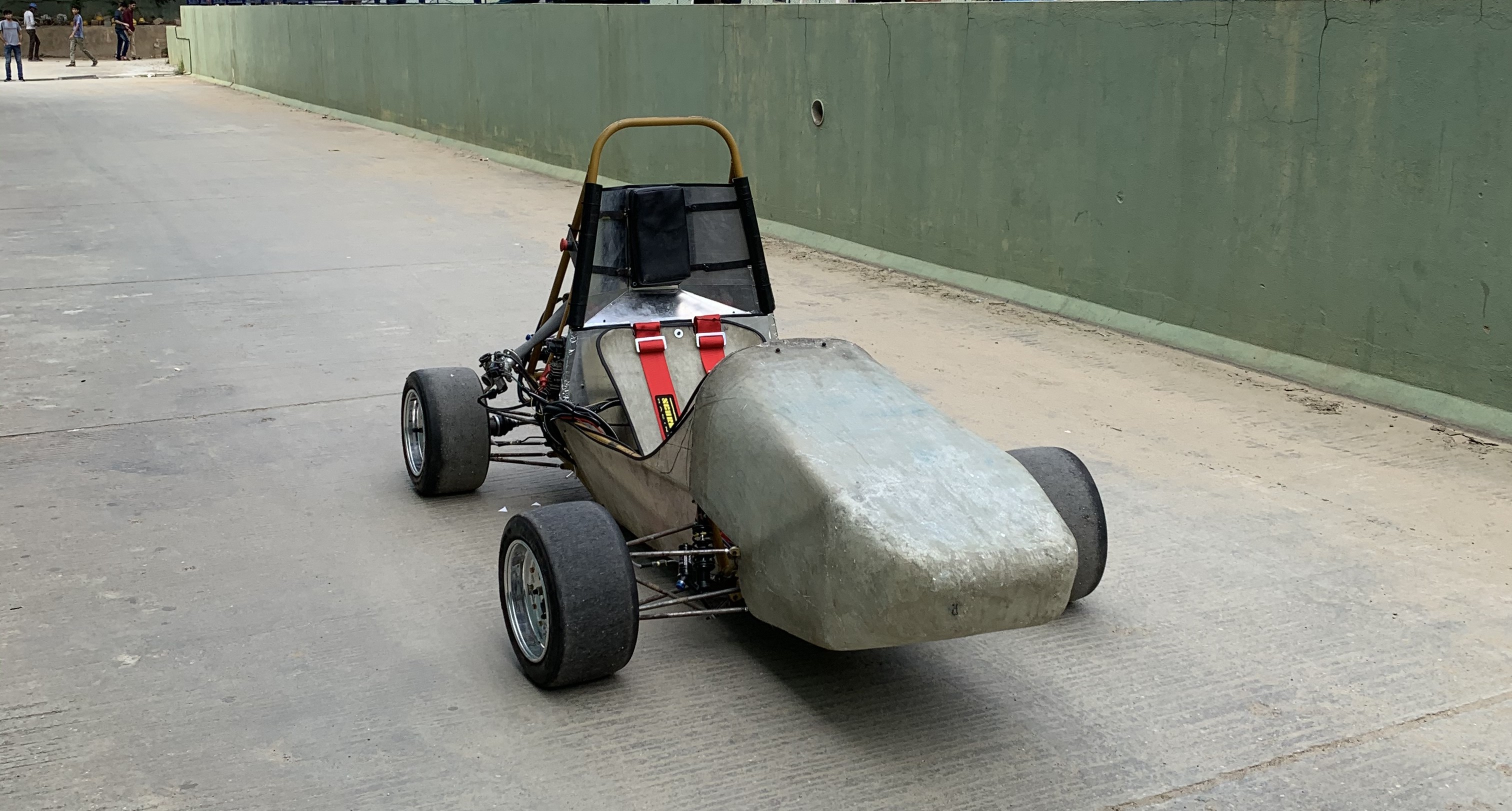 Front view during campus testing